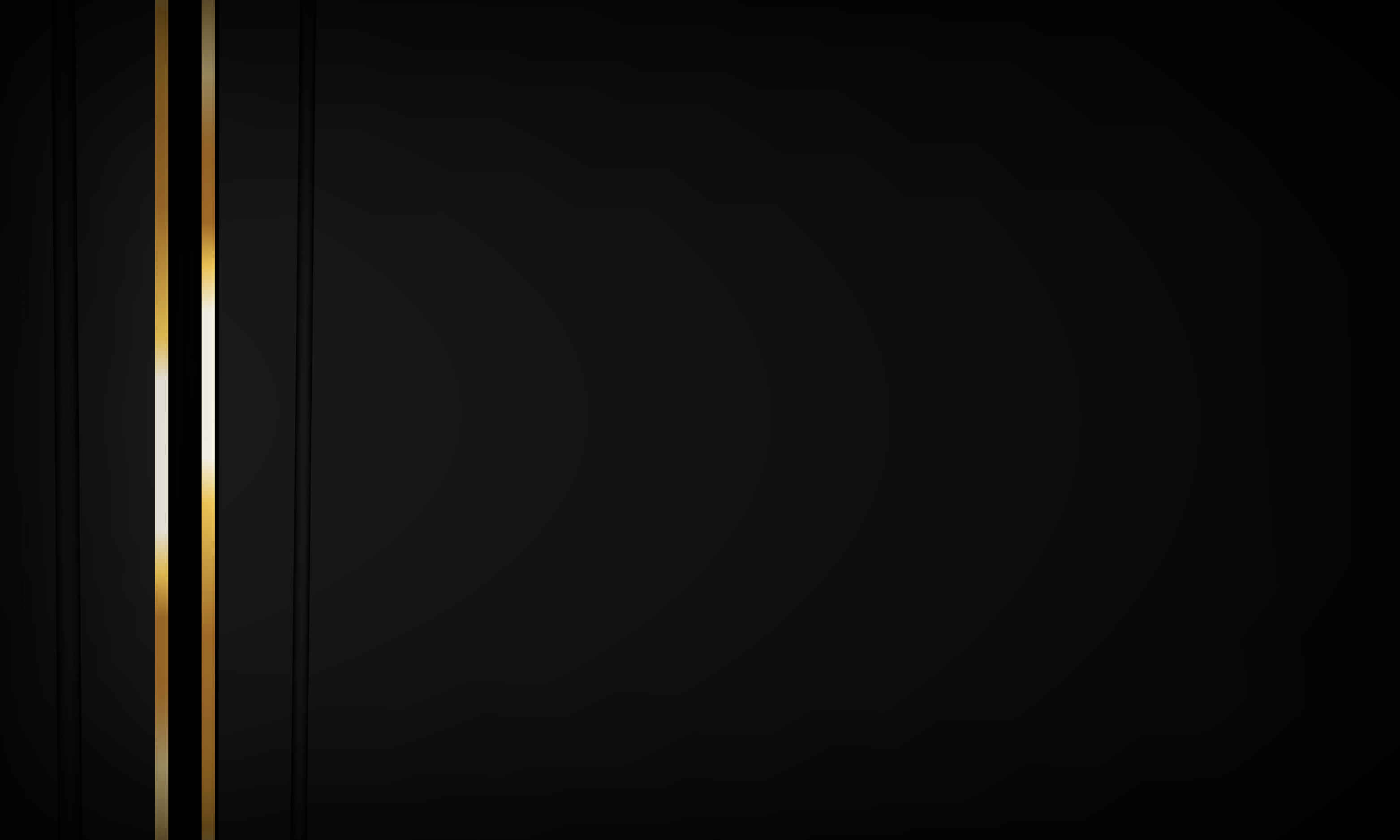 Two Gold Lines on Black Background